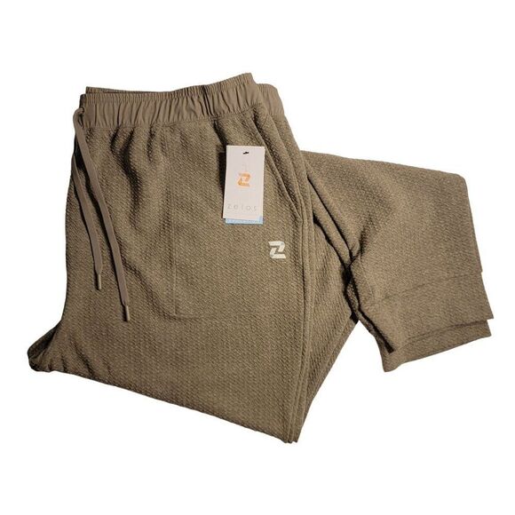 Zelos Evolution Textured Joggers Womens 2XL Tall Murral Olive Drawstring Pockets - Picture 1 of 10